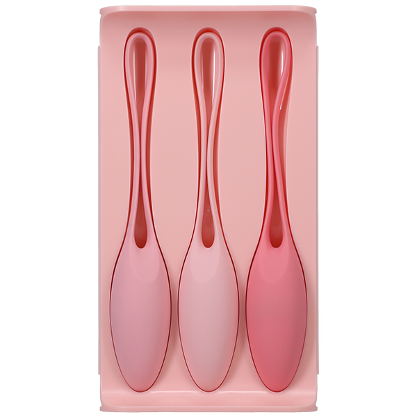 Silicone Kegel Trainer Set 3-Piece Pink