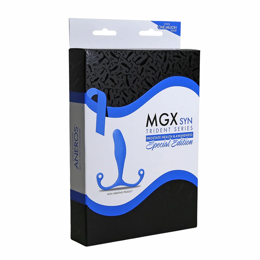 Aneros Trident Series MGX Syn Prostate Stimulator Blue