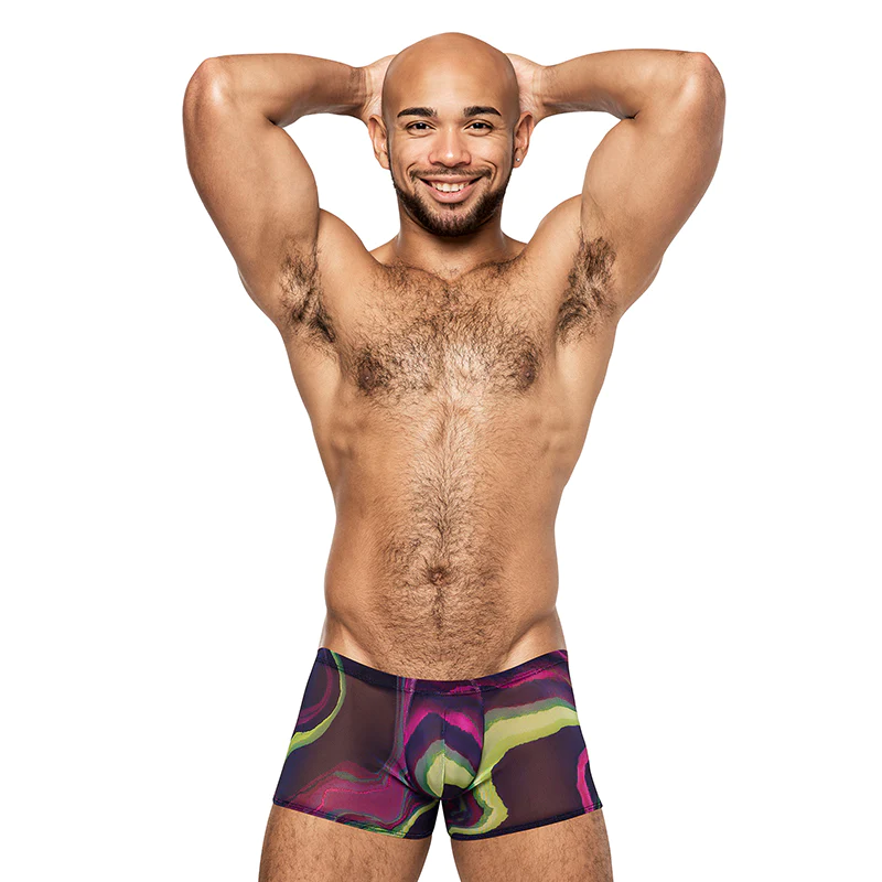 Male Power Galactic Mini Boxer Short Print (84623) | SlipDix.com