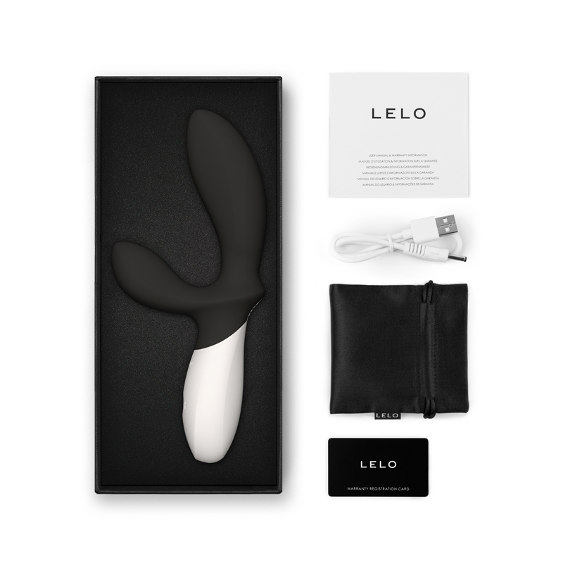 LELO LOKI Wave 2 Dual Stimulation Prostate Vibrator Black