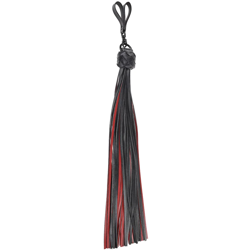 Saffron Finger Flogger with Finger Loop Handle