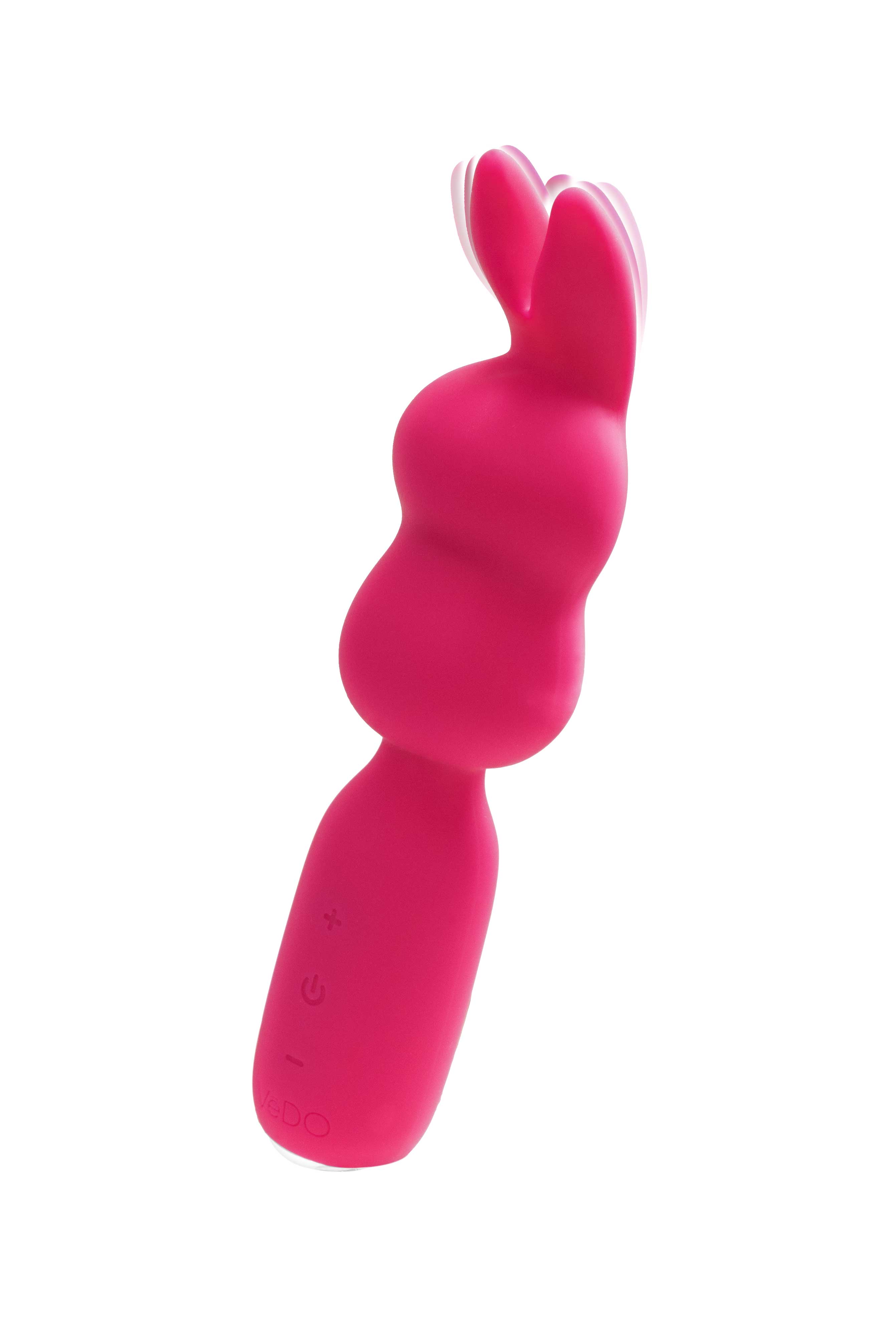 VeDO Hopper Bunny Silicone Mini Wand Vibrator Pink