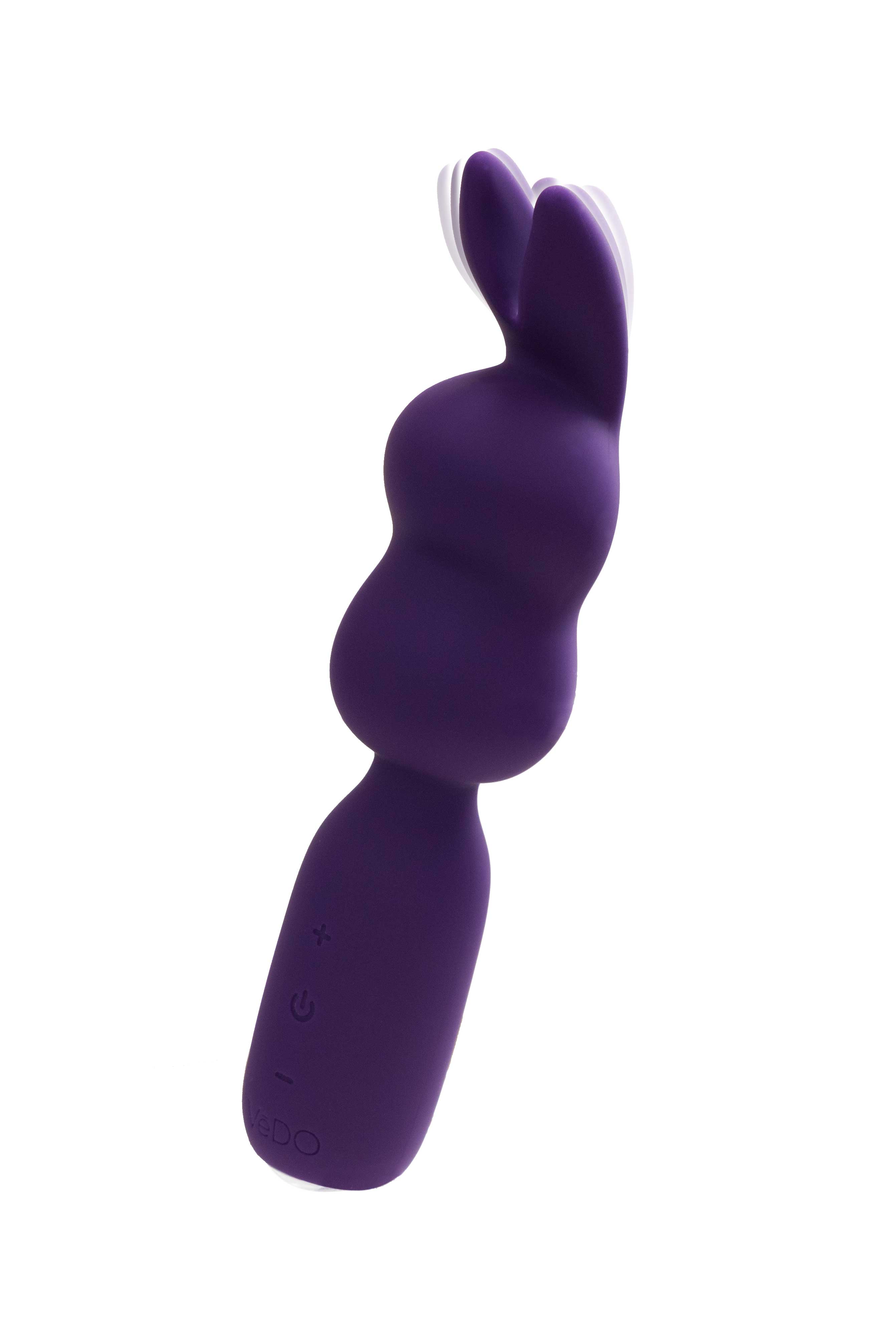 VeDO Hopper Bunny Silicone Mini Wand Vibrator Purple