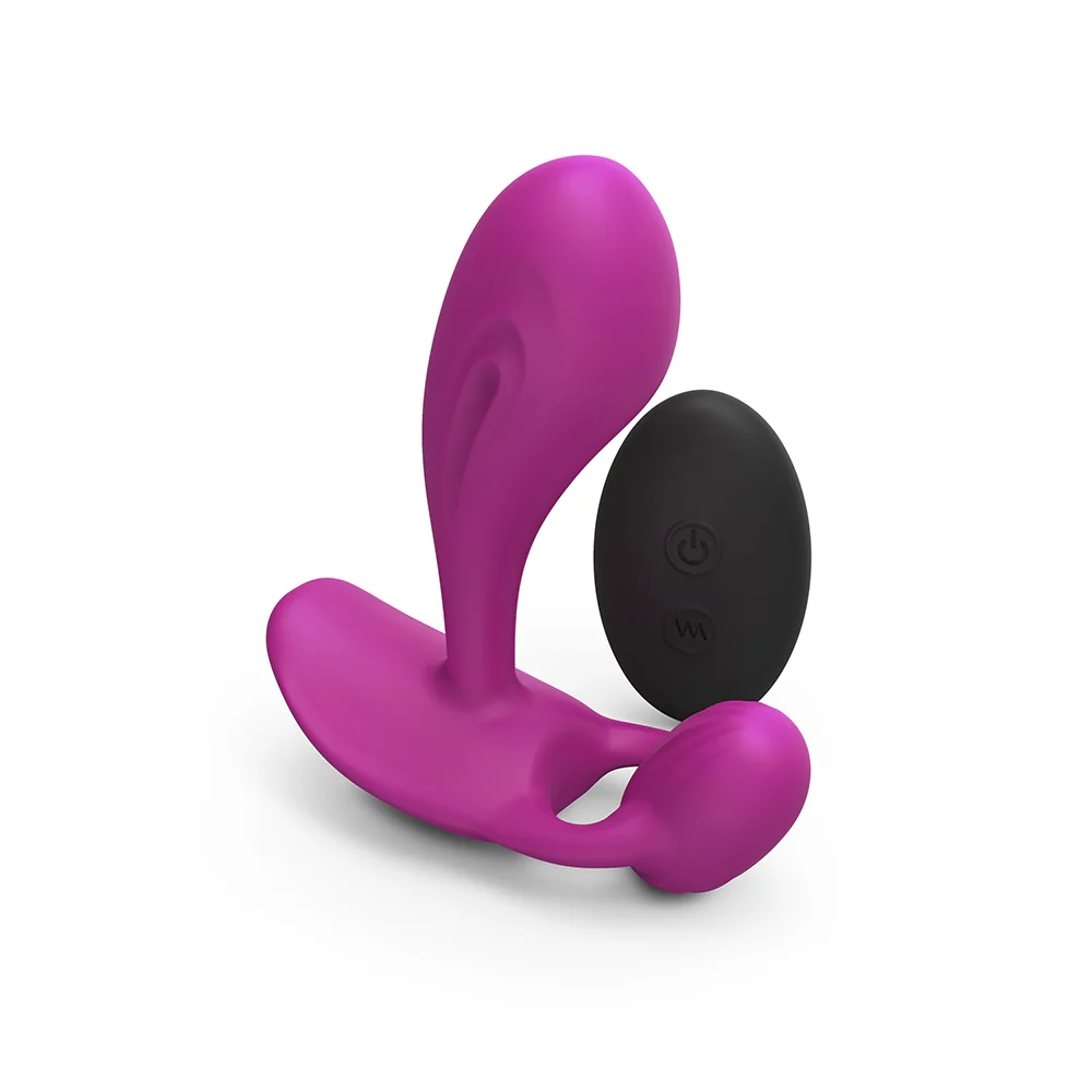 Witty Remote-Controlled P-Spot & G-Spot Dual Stim Vibrator