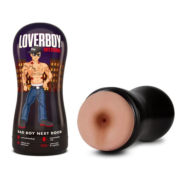 Loverboy Bad Boy Next Door Self-Lubricating Anal Stroker Beige