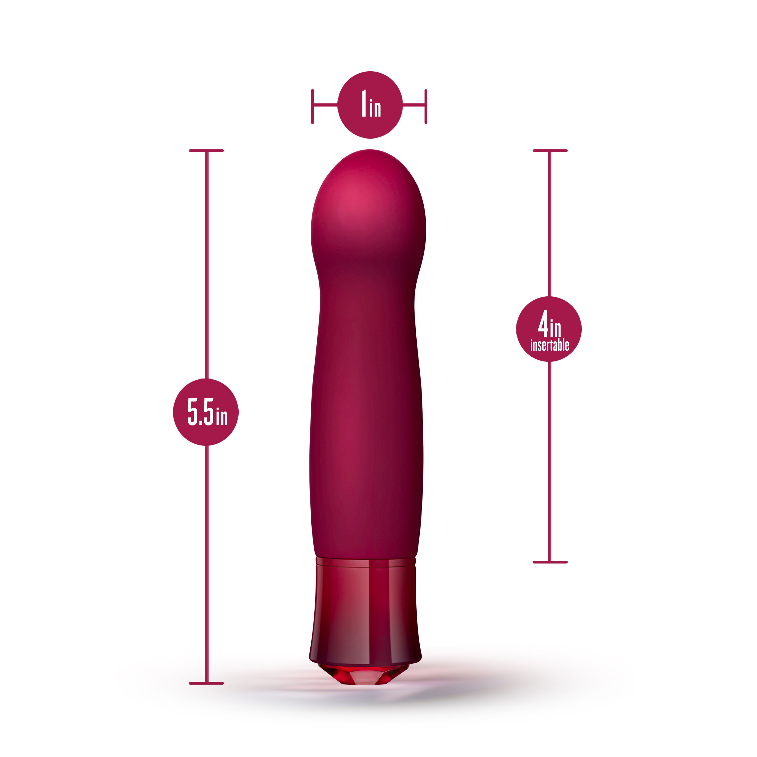 Classy Silicone Vibrator with 10 Functions & Warming Feature