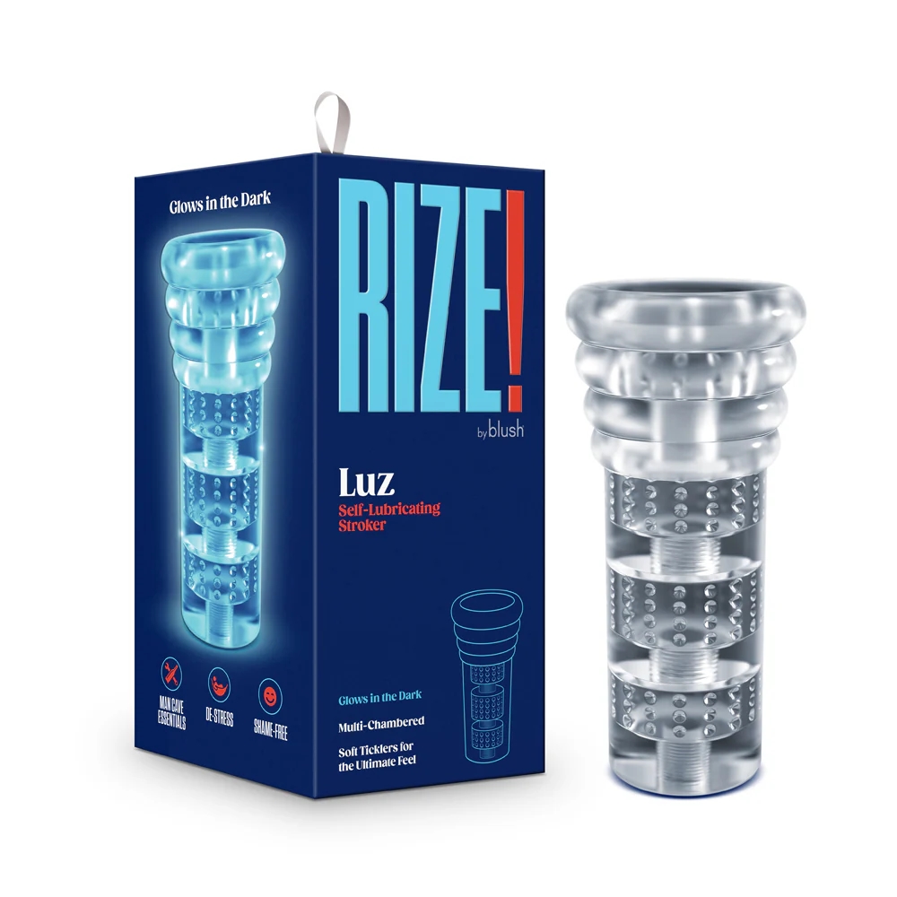 RIZE! Luz G.I.T.D. Self-Lubricating Stroker Clear