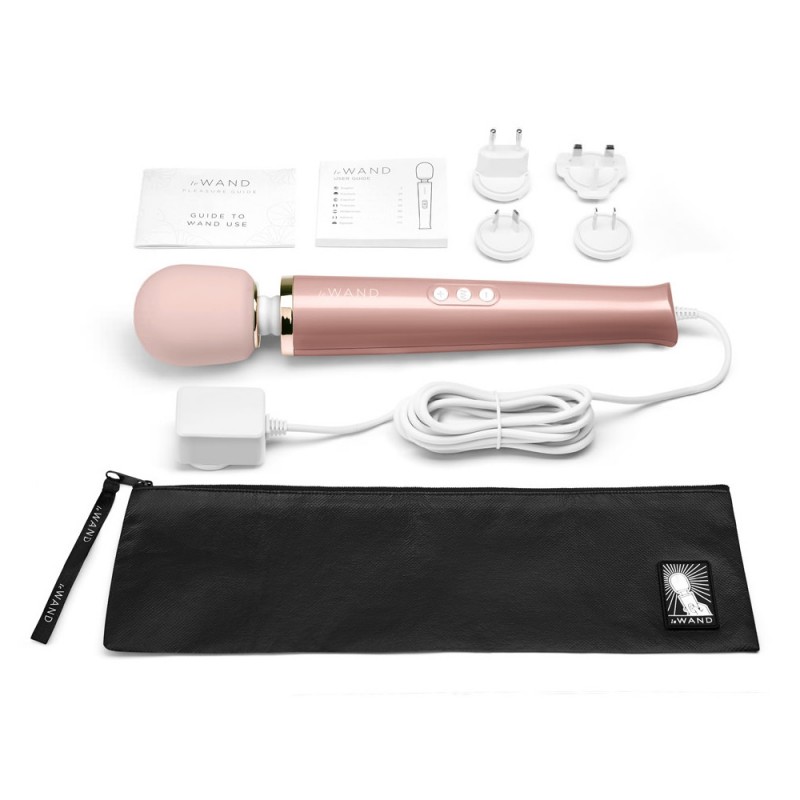Le Wand Powerful Plug-In Vibrating Massager Rose Gold