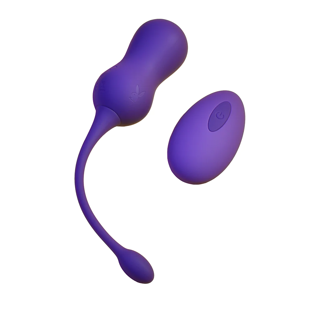 Playboy Double Time Remote-Controlled Vibrating Dual Kegel Balls