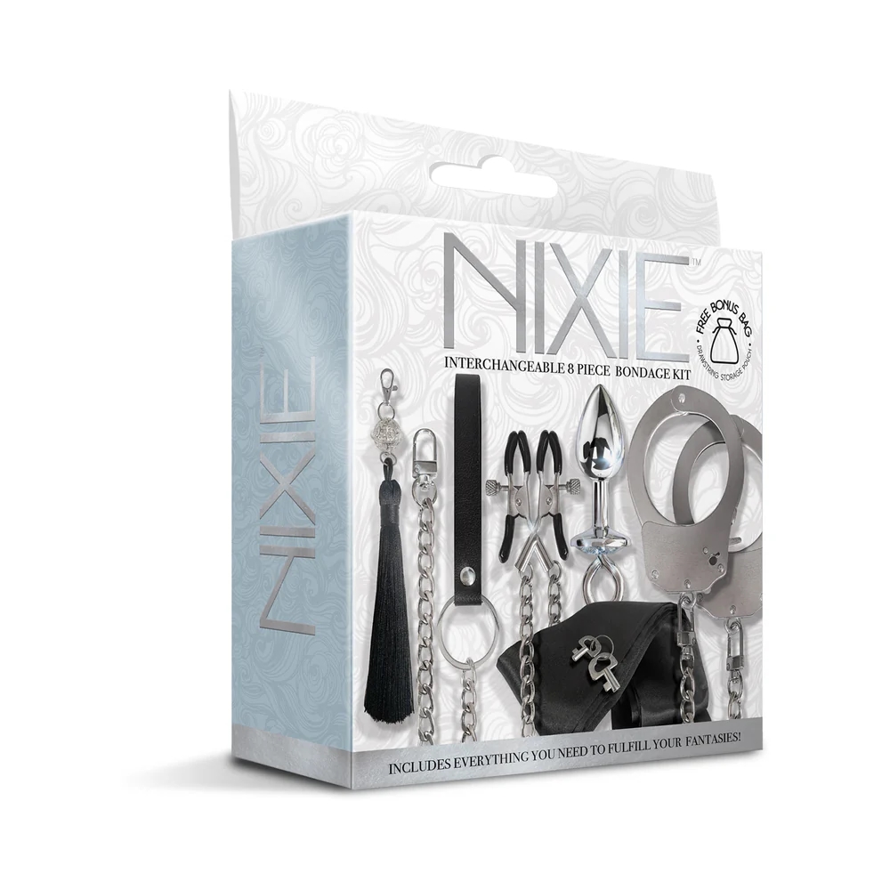 Nixie Metal Bondage 8-Pc Kit Silver