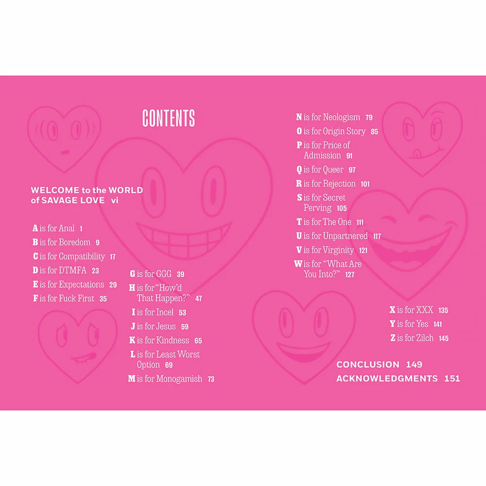 Savage Love from A to Z by Dan Savage