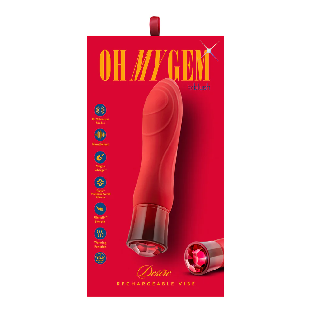 Desire Warming G-Spot Vibrator Ruby