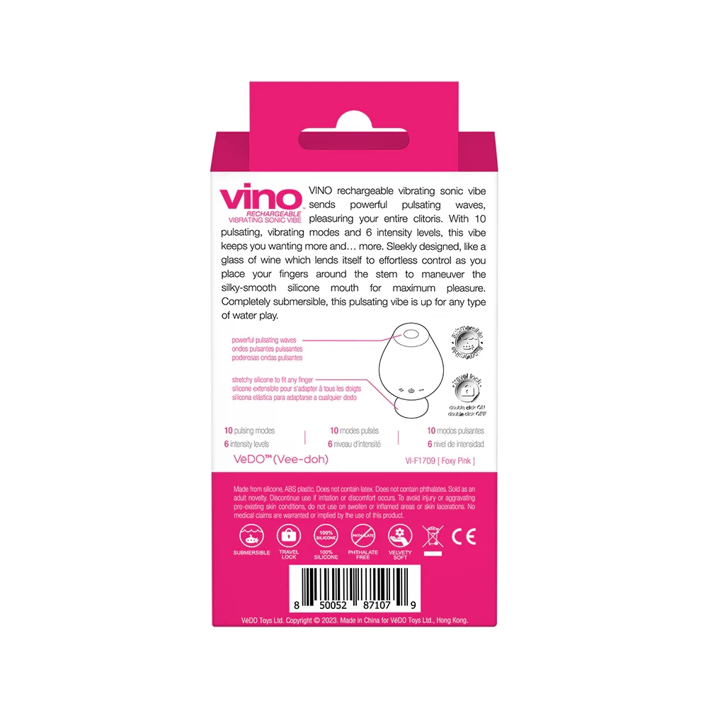 VeDO Vino Clitoral Suction Stimulator Purple