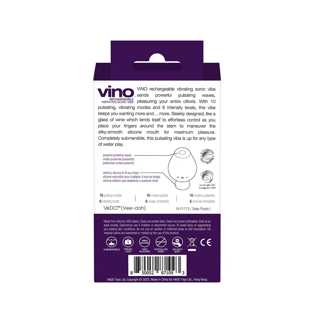 VeDO Vino Clitoral Suction Stimulator Purple