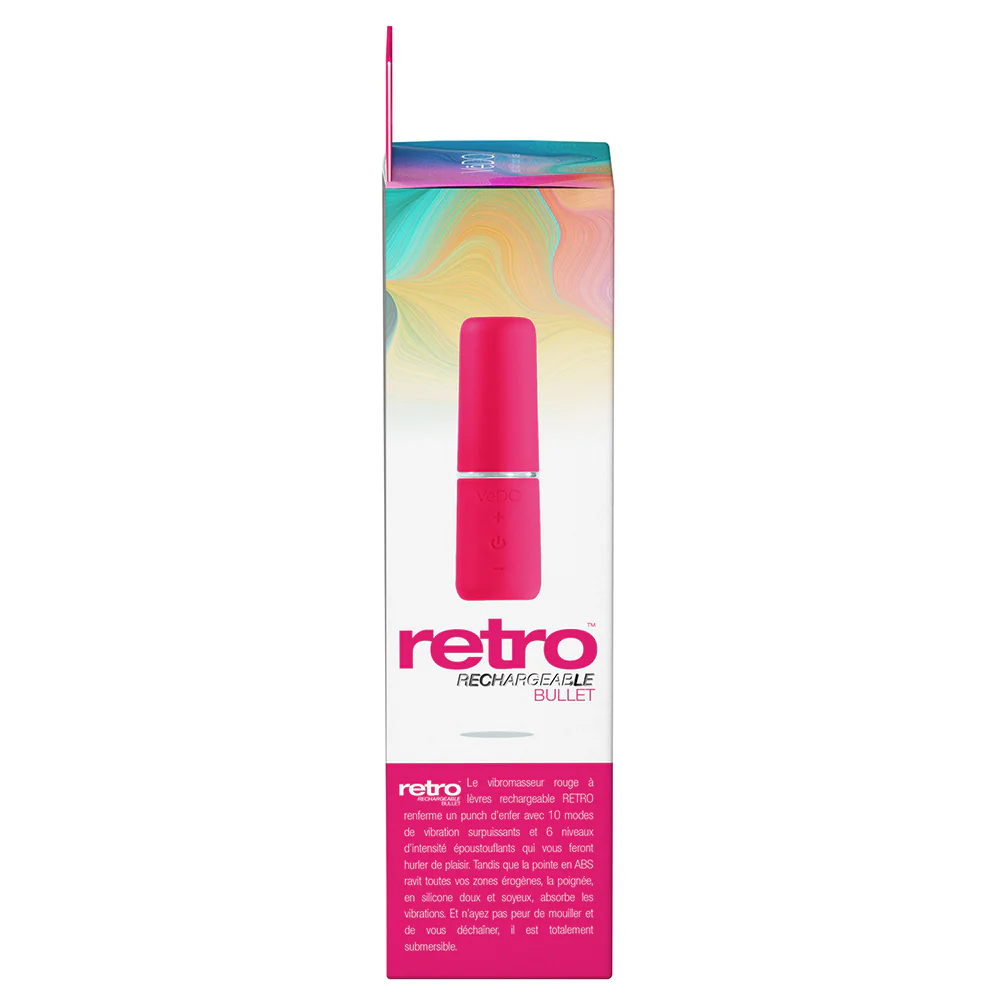 VeDO Retro Discreet Lipstick Bullet Vibe Pink