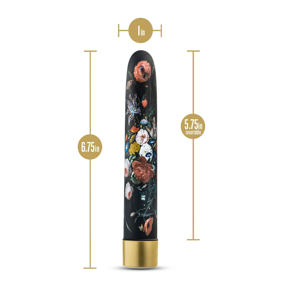 The Collection Bountiful 7 in. Slimline Vibrator Flora