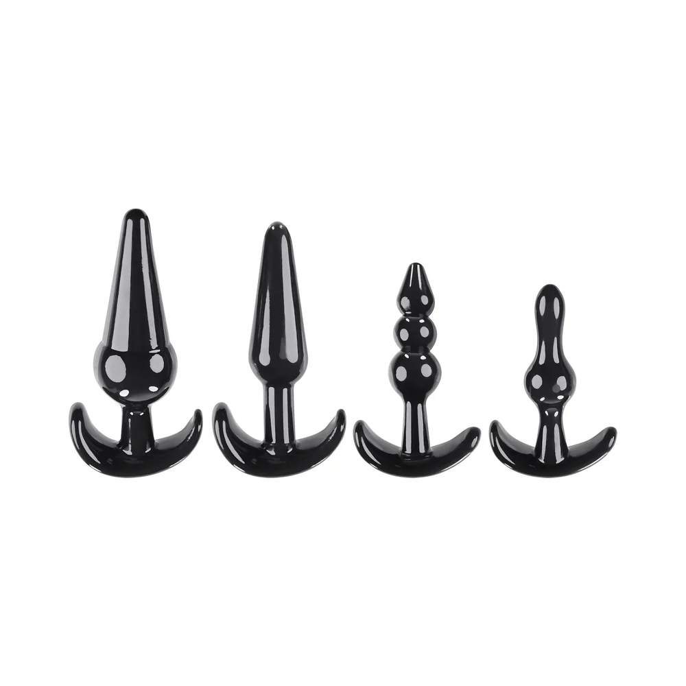 Intro To Plugs 4-Piece Anal Butt Plug Set