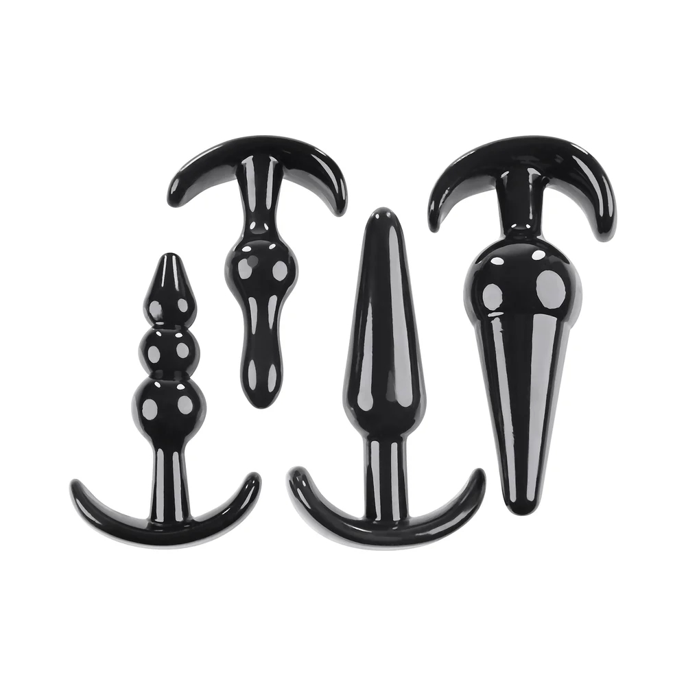 Intro To Plugs 4-Piece Anal Butt Plug Set