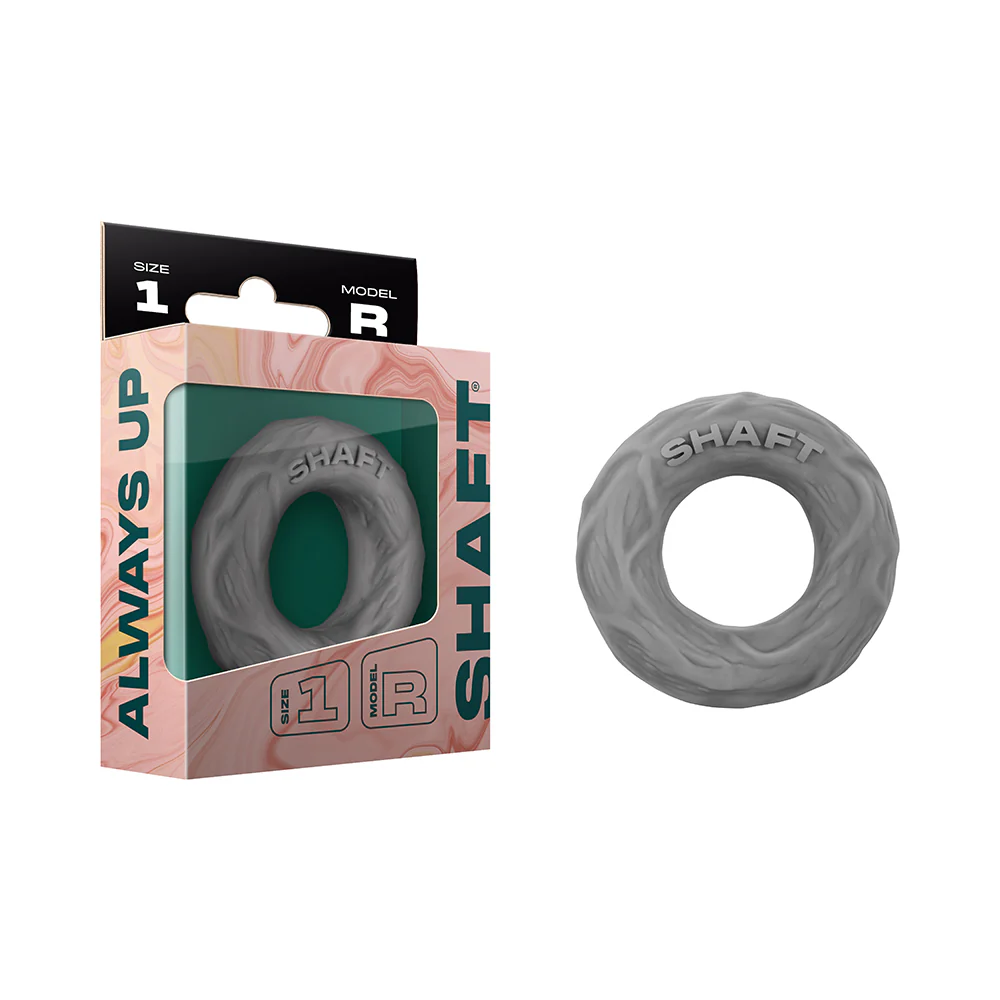 Shaft Model R: Cock Ring Grey Size 1