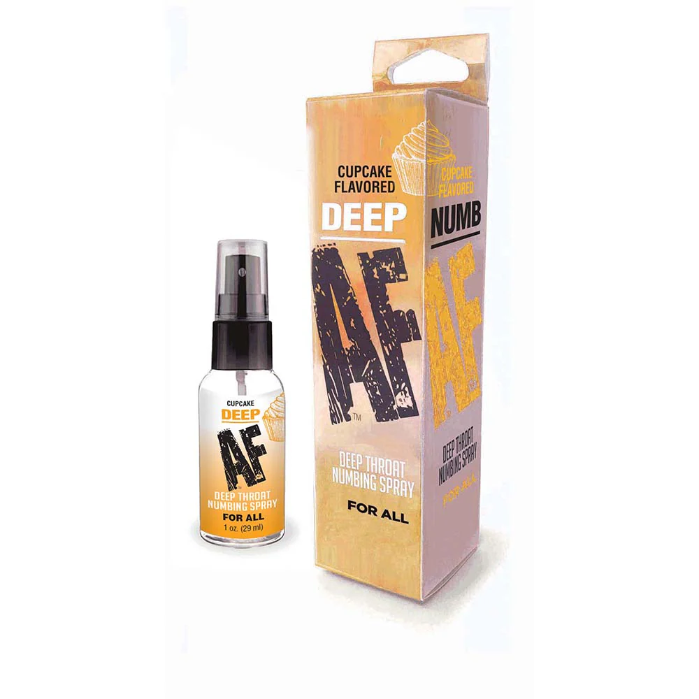 Deep AF Deep Throat Spray Cupcake 1 oz. (88656) | SlipDix.com