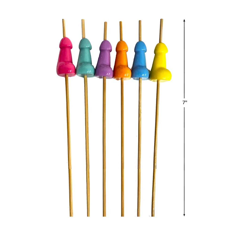 Super Fun Penis Hor D'oeuvre's Picks 6-Piece Set