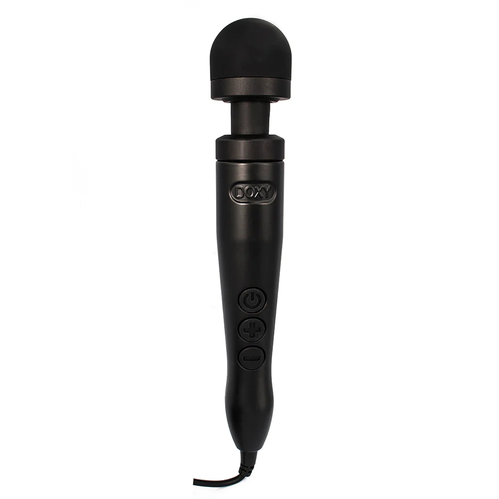 Doxy Die Cast 3 Compact Wand Vibrator Matte Black