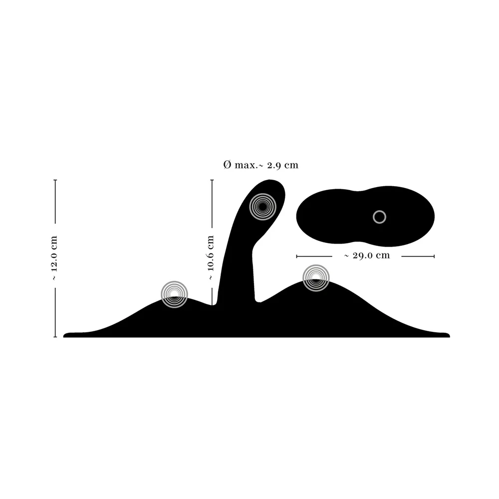 VibePad 3 Remote Control Ride-On Grinding Vibrator