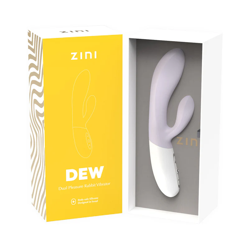 Zini Dew Purple Hydrangea Dual Pleasure Rabbit Vibrator