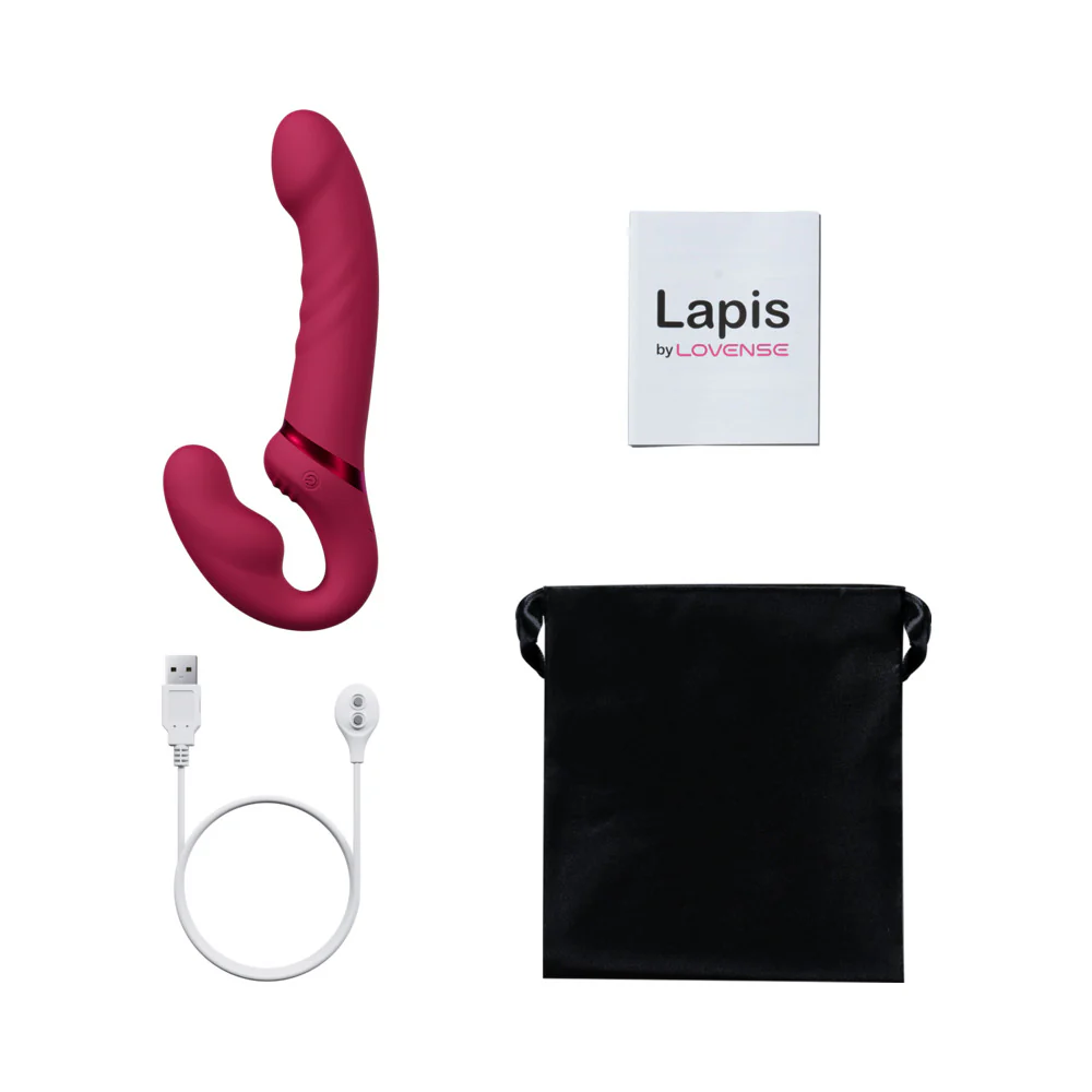 Lovense Lapis Vibrating Strapless Strap-On with App Control
