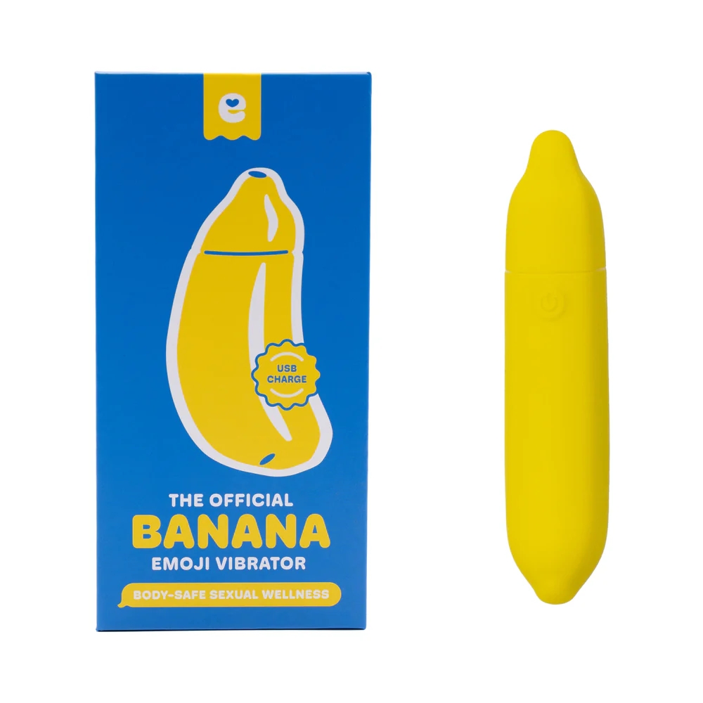 Emojibator Banana Bullet Vibrator Yellow