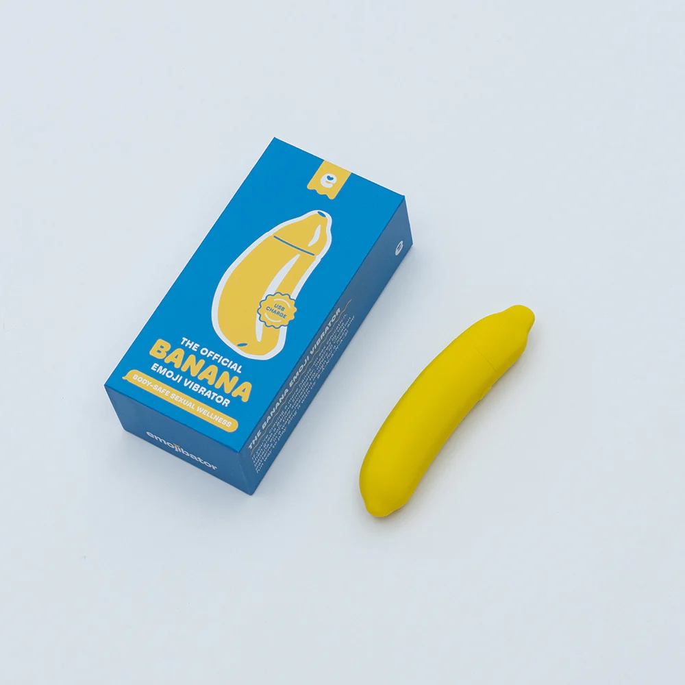 Emojibator Banana Bullet Vibrator Yellow