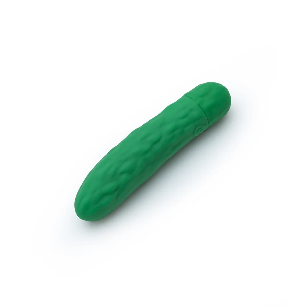 Emojibator Pickle Bullet Vibrator Green