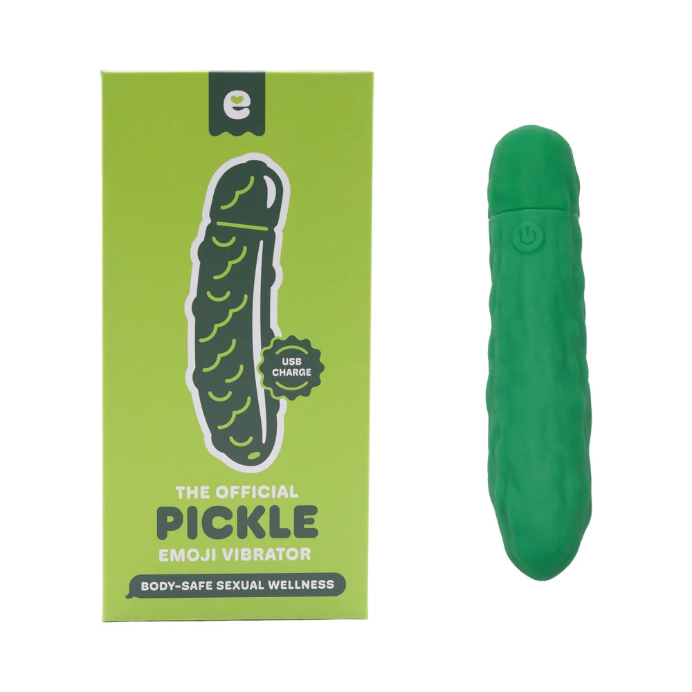 Emojibator Pickle Bullet Vibrator Green
