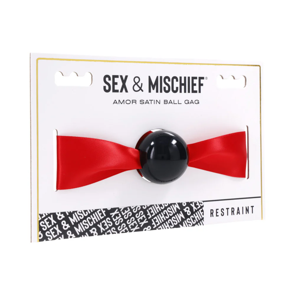 Sex & Mischief Amor Satin Ball Gag