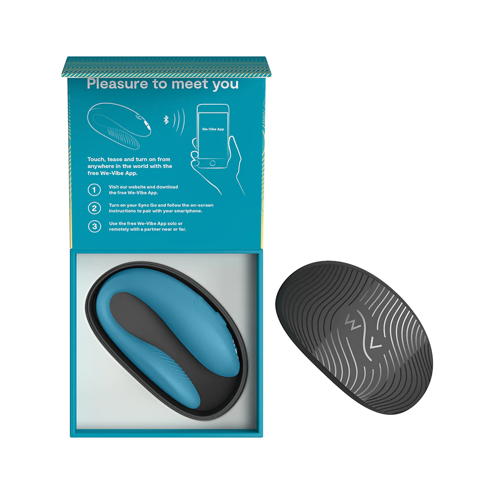 We-Vibe Sync Go Wearable Vibrator with App Control Turquoise