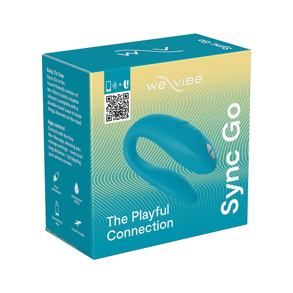 We-Vibe Sync Go Wearable Vibrator with App Control Turquoise