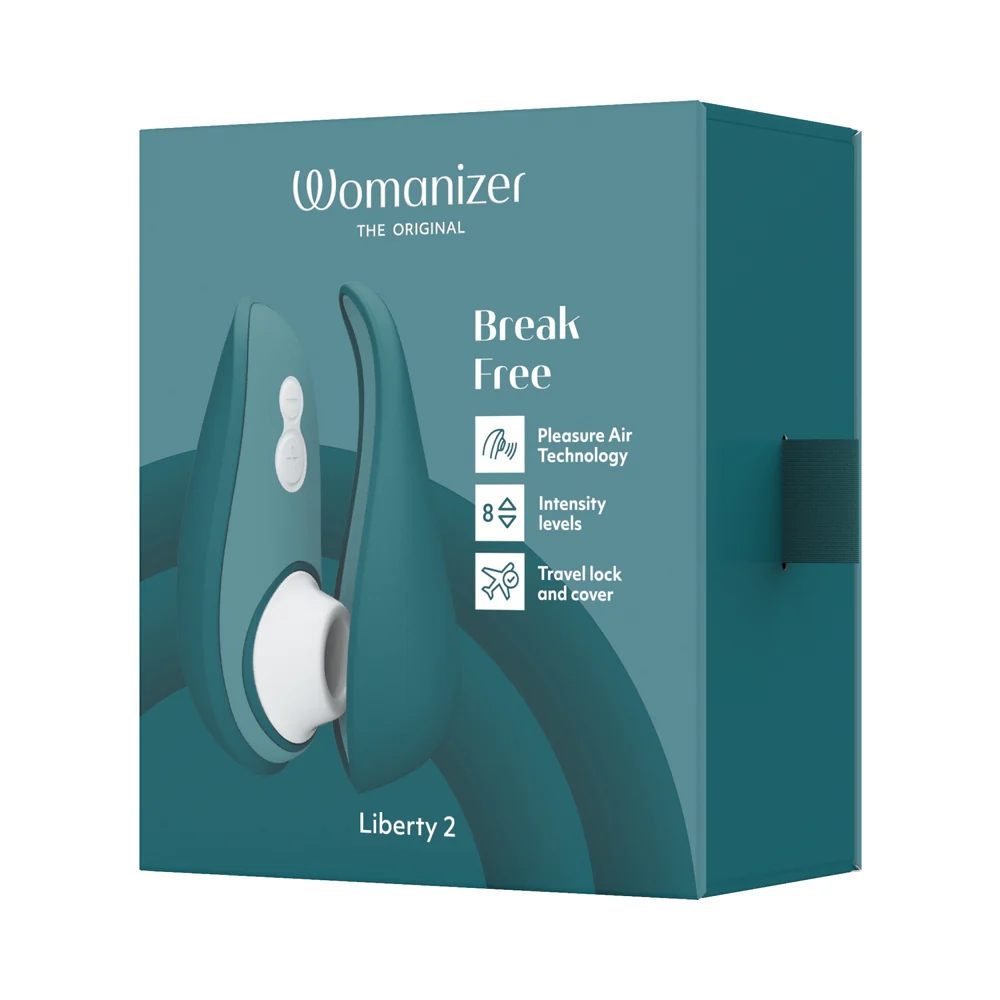 Womanizer Liberty 2 Pleasure Air Clitoral Stimulator Dark Petrol
