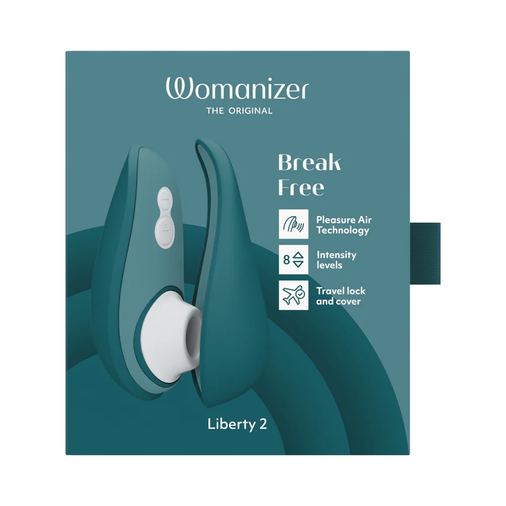 Womanizer Liberty 2 Pleasure Air Clitoral Stimulator Dark Petrol