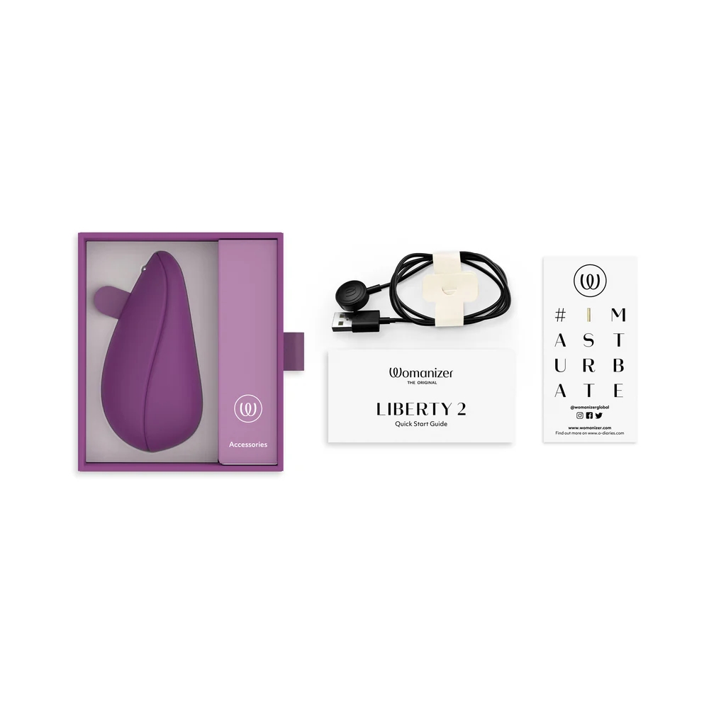 Womanizer Liberty 2 Clitoral Stimulator in Purple