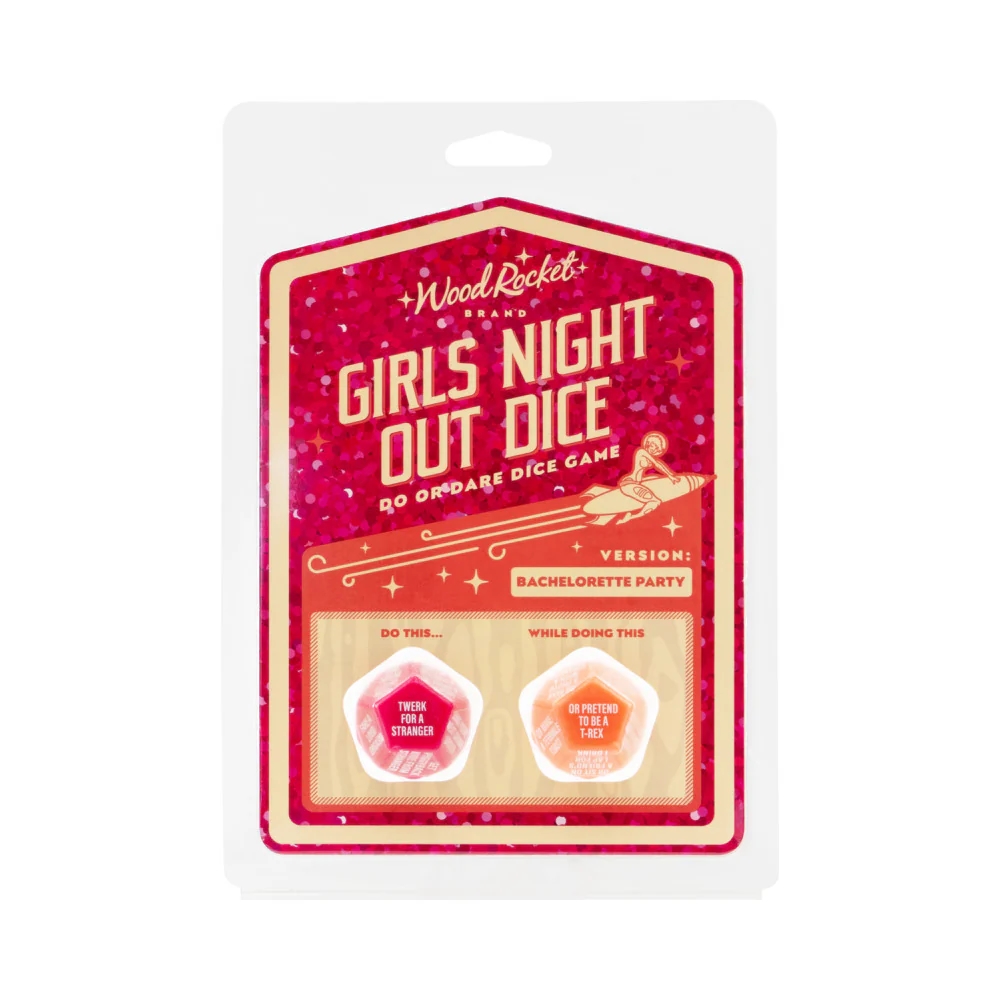 Girls Night Out Bachelorette Party Dice Game – 12-Sided Do or Dare Dice