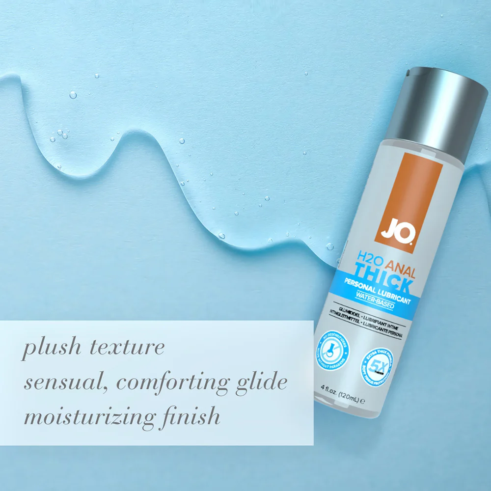 JO H2O Thick Water-Based Anal Lubricant 8 oz.