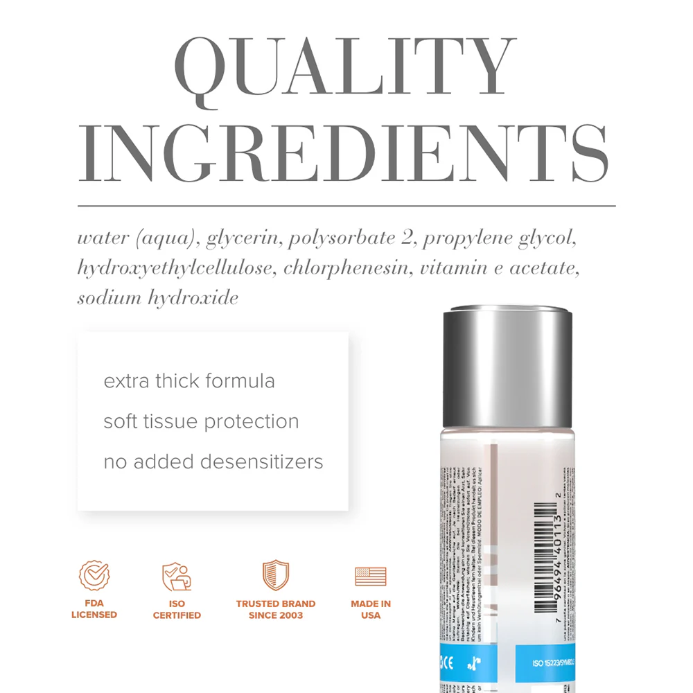 JO H2O Thick Water-Based Anal Lubricant 8 oz.