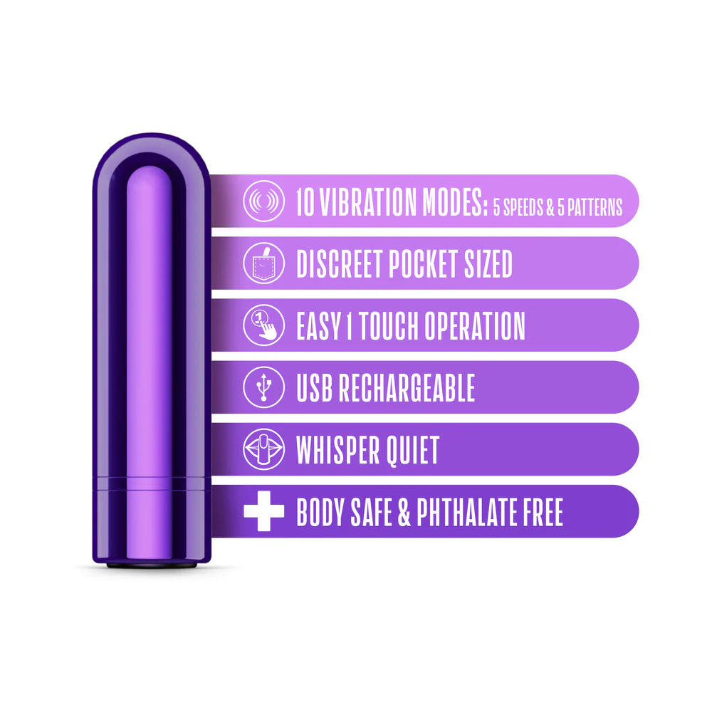 Kool Vibes Mini Bullet Vibrator Grape