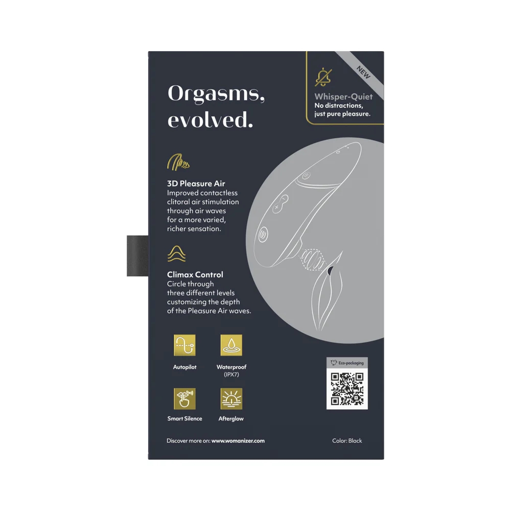 Womanizer Next 3D Pleasure Air Stimulator in Black