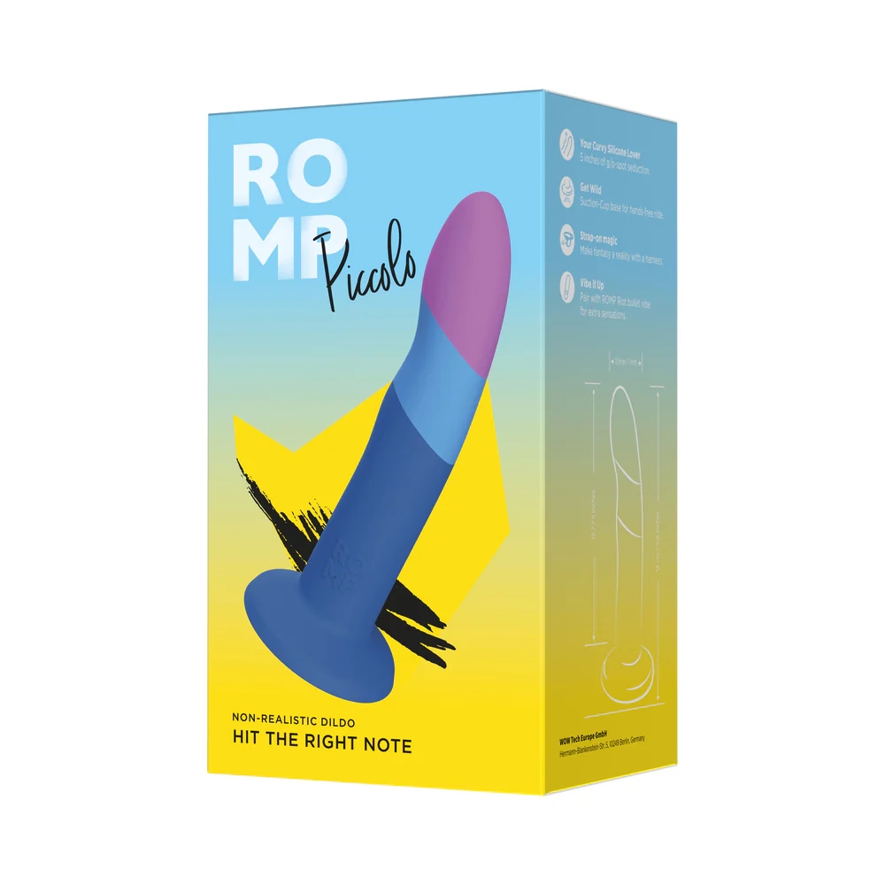 5 Inch ROMP Piccolo Silicone Dildo