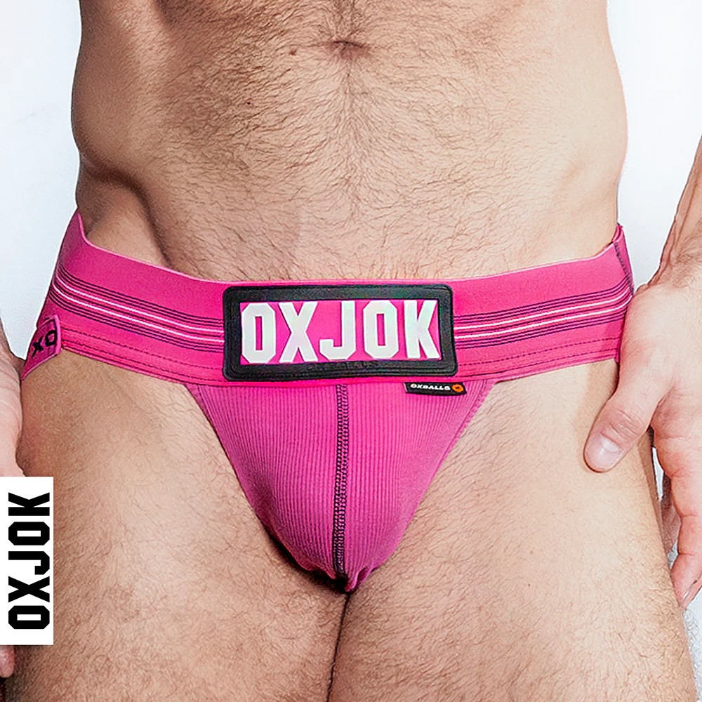 Oxballs Oxjok Slingjock Upthrust Slider-Strap Jock Pink Sky
