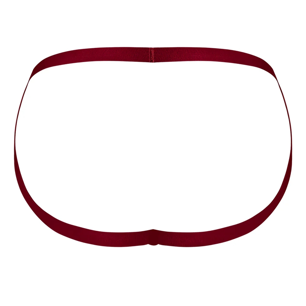 Male Power Lucifer Strappy Jock Strap Burgundy