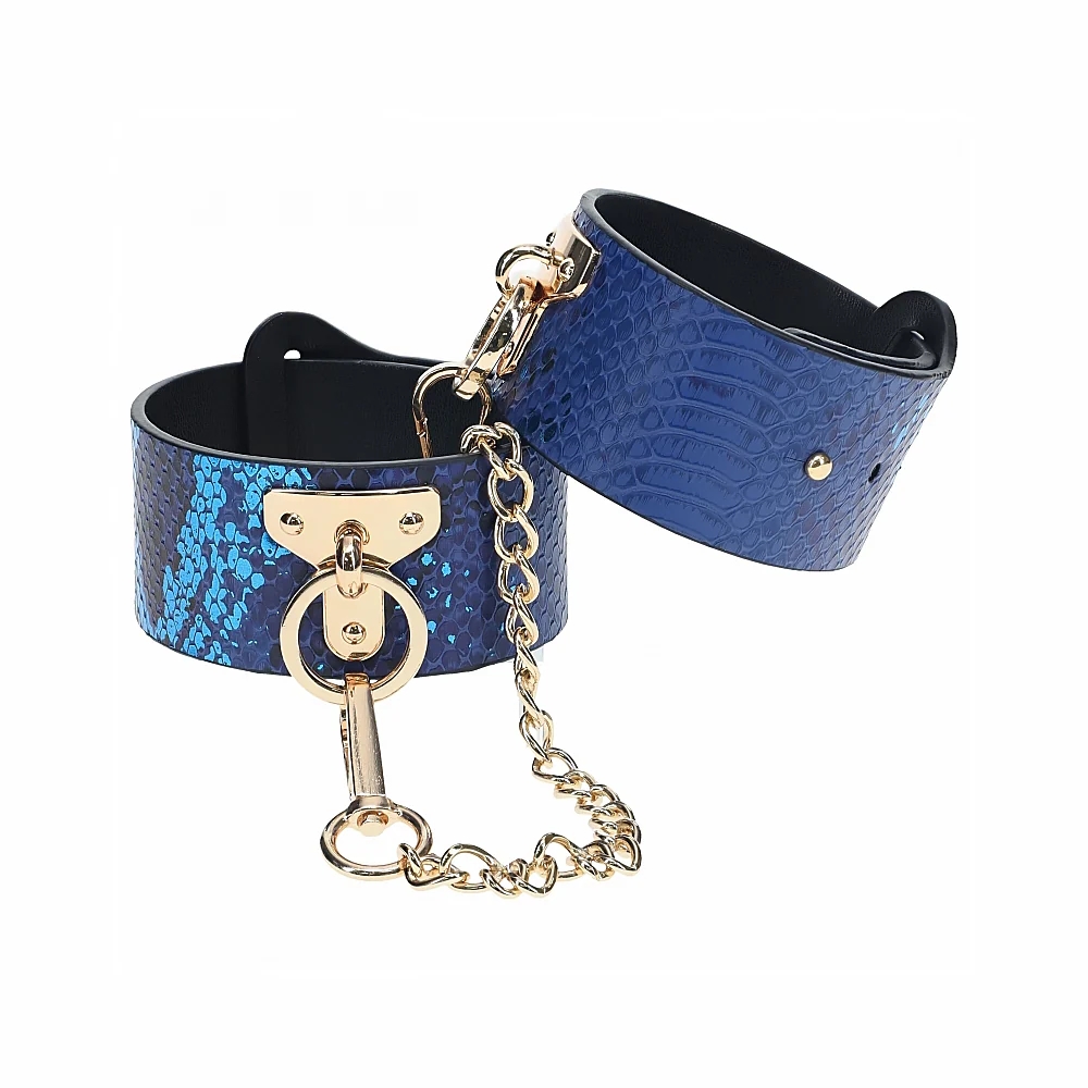 Florence Collection Leg Cuffs Blue
