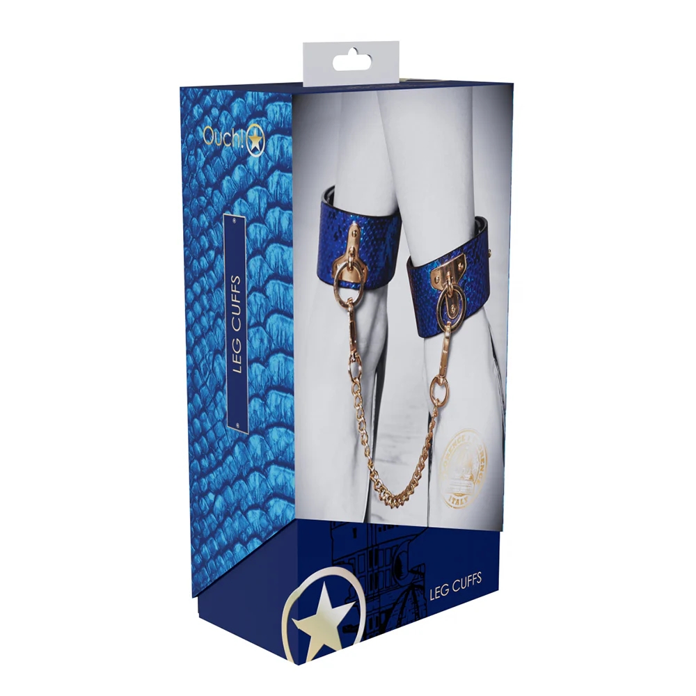 Florence Collection Leg Cuffs Blue