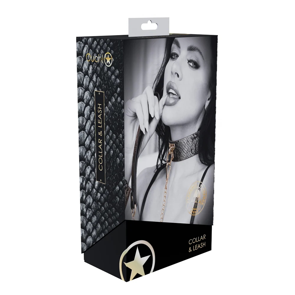 Florence Collection Collar with Leash Black